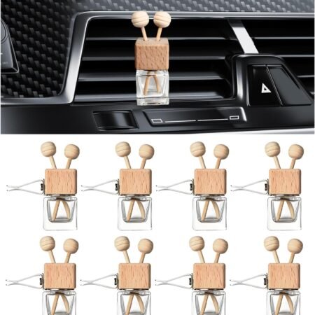 Refillable Glass Essential Oil Car Diffuser Bottle