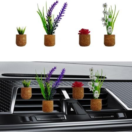 Miniature Faux Plant/Vase Car Diffuser Clip
