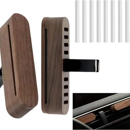Wooden Car Air Freshener Clip With Replacement Fiber Sticks