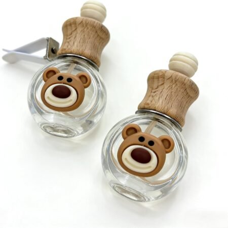 Bear-Shaped Glass Essential Oil Diffuser (Car/Home Use)